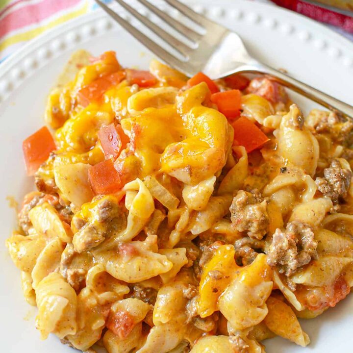 5 Ingredient Cheeseburger Casserole