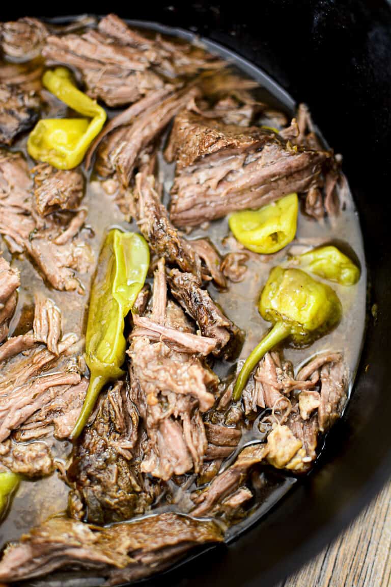 6 Ingredient Dutch Oven Mississippi Pot Roast EazyGrub