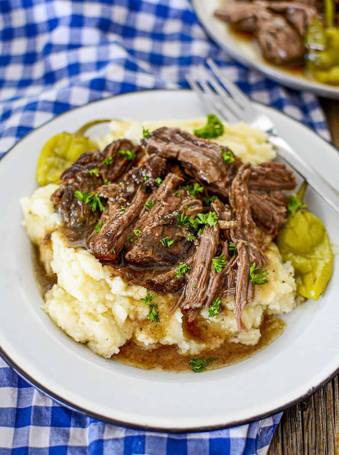 6 Ingredient Dutch Oven Mississippi Pot Roast EazyGrub