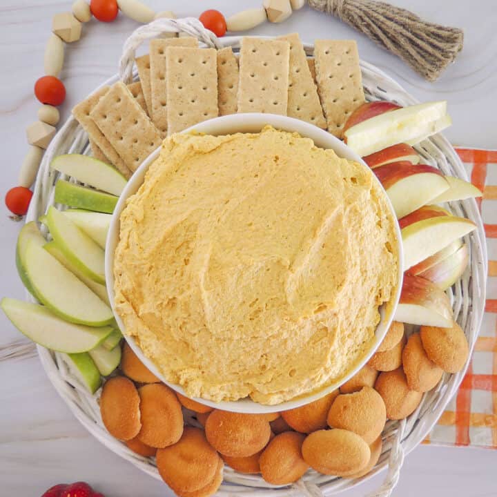 Three Ingredient Pumpkin Fluff square image.