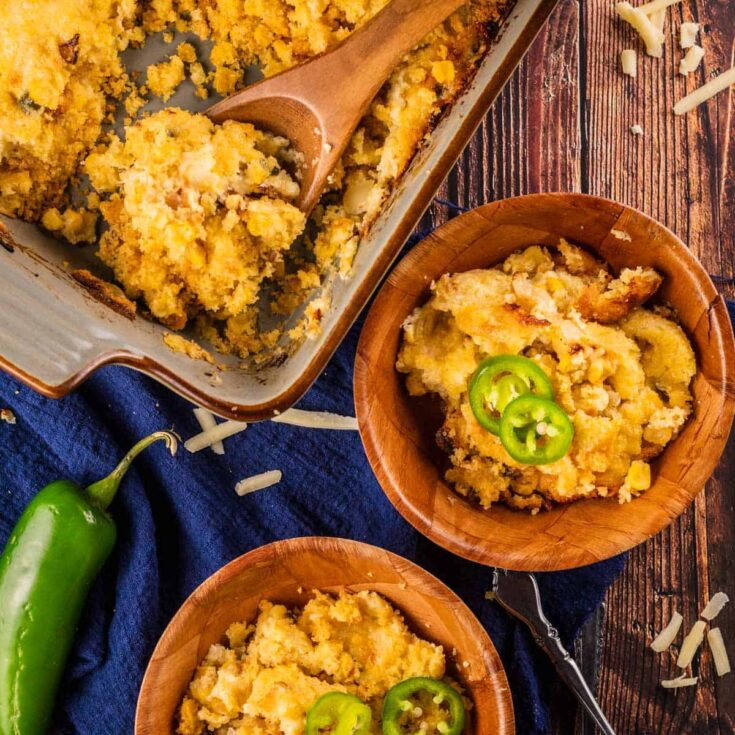 Image for Cheddar Jalapeno Cornbread Pudding - Scarlati Family Kitchen
