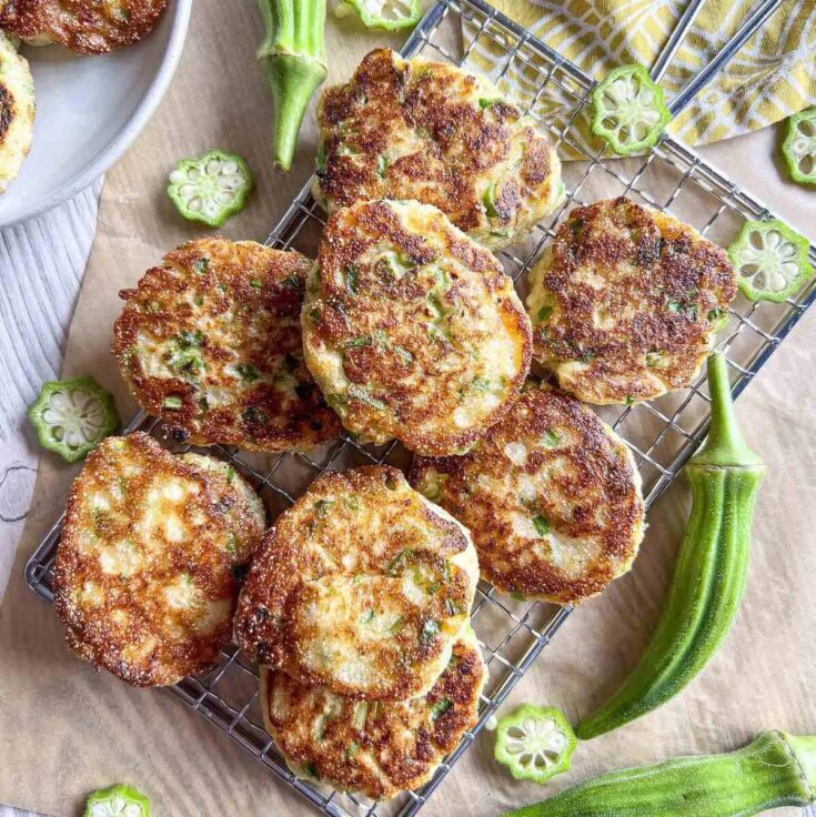 Image for Classic Southern Crispy Pan Fried Okra Fritters