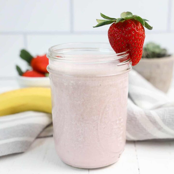 Strawberry Banana Milkshake Square image