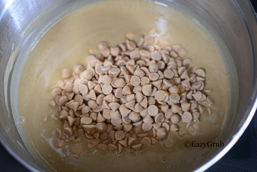 Butterscotch chips added to the peanut butter.