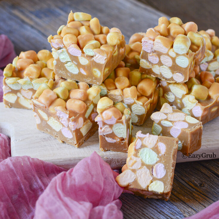 a square image of the 4 ingredient confetti squares