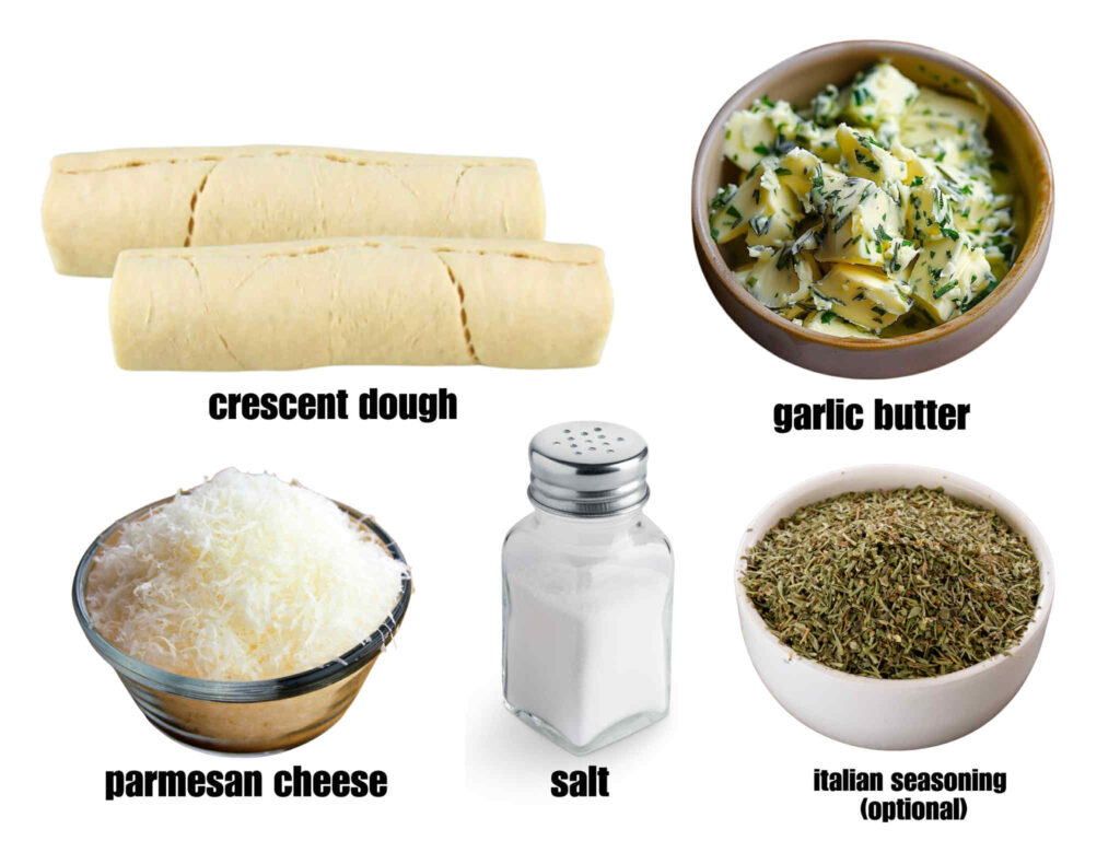 Garlic bread twists ingredient photo.