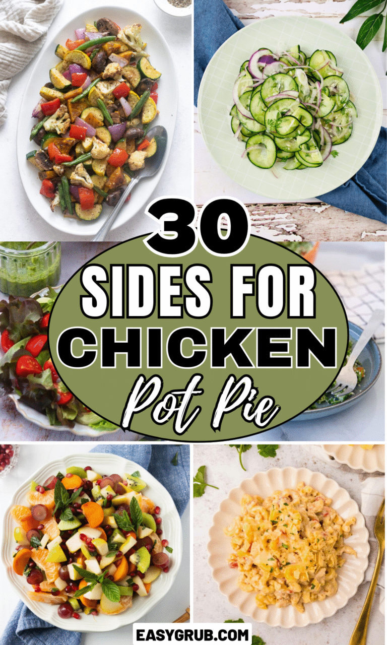 Roundup Image for Sides For Chicken Pot Pie