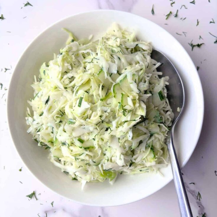 Image for Cabbage and Cucumber Salad with Dill
