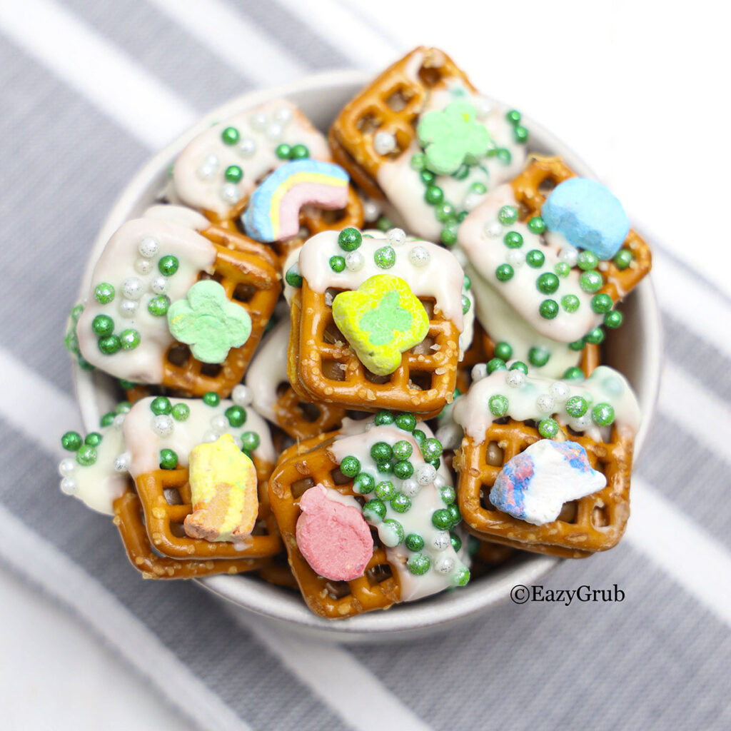 Leprechaun’s Loot snack in a large bowl