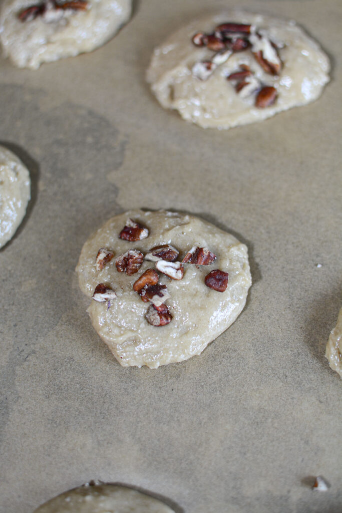 Optional pecans sprinkled on top.