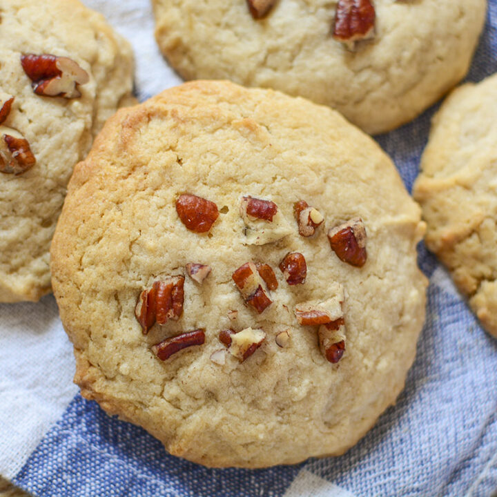 Buttery Pecan Cake Mix Cookies