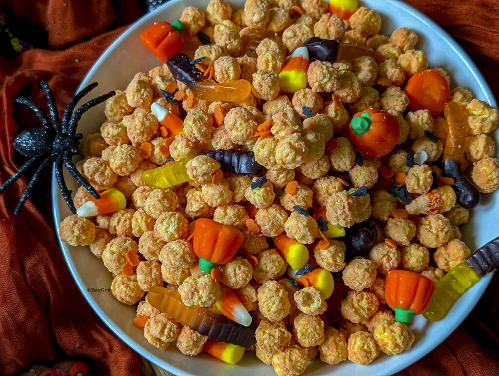 Pumpkin poop Halloween snack image