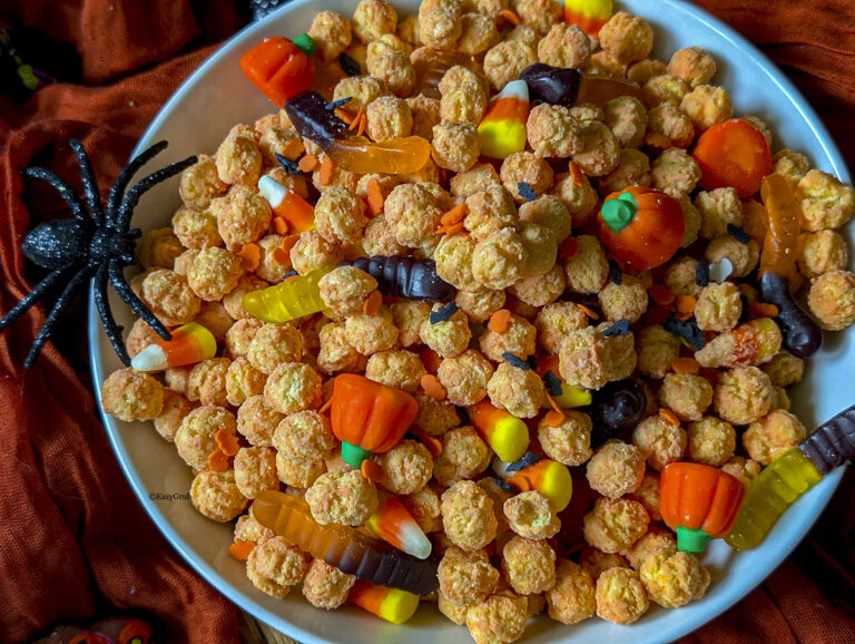Pumpkin poop Halloween snack image